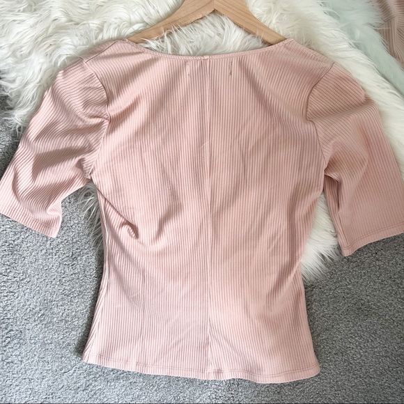 Reformation Pink Corset Cut Top size medium - Picture 3 of 6